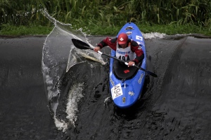 Easy rider... the watery slopes of the Liffey are both feared and revered by brave canoeists